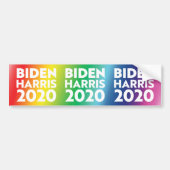 Biden Harris 2020 Regenbogen Pride lgbtq lgbt car Autoaufkleber (Vorne)