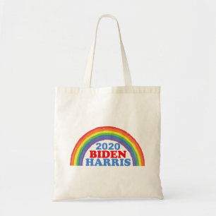 Biden Harris 2020 Regenbogen Tragetasche