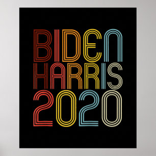 Biden Harris 2020 Retro Vintag Graphic Raglan Poster