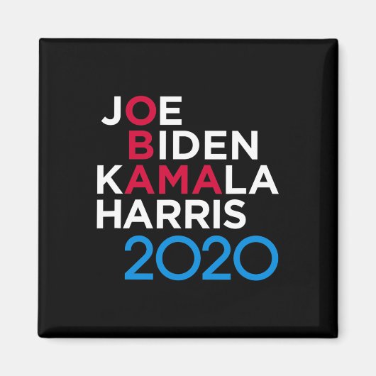 Biden Harris 2020 Rückmeldung Magnet (Vorne)