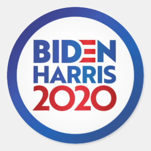 Biden Harris 2020 Runder Aufkleber