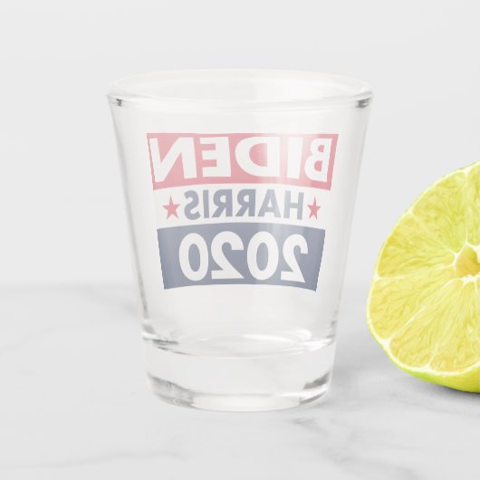 BIDEN HARRIS 2020 SCHNAPSGLAS (Rückseite)