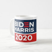 Biden Harris 2020 Tasse (Vorderseite Links)