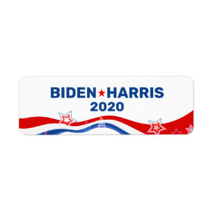 Biden Harris 2020 Text und US-Flagge