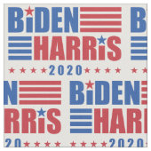 Biden/Harris 2020 Treppenmuster Stoff (Nahaufnahme)