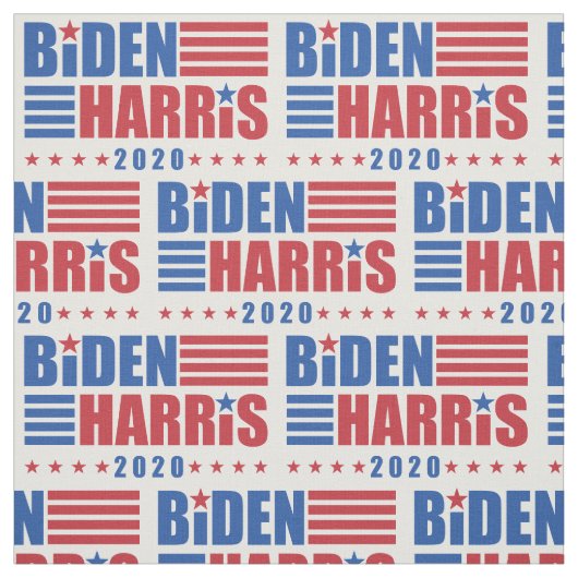 Biden/Harris 2020 Treppenmuster Stoff (Muster)