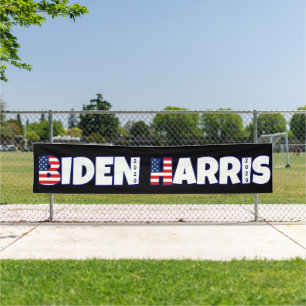 Biden Harris 2020 Unterstützung der Präsidentschaf Banner