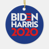 Biden Harris 2020 Urlaub Keramik Ornament (Vorne)