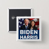 Biden Harris 2020 Wahlen Sammeltasten Button (Vorne & Hinten)
