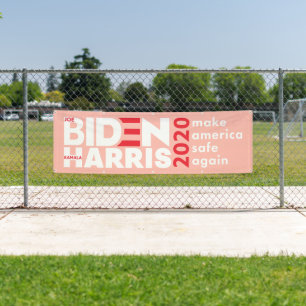 Biden Harris 2020 Wahlkampagne im Außenbereich Banner