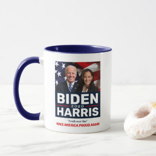 Biden Harris 2020 Wahrheit über Lies Foto Zwei-To Tasse