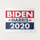 BIDEN HARRIS 2020 WANDTEPPICH (Vorderseite (Horizontal))