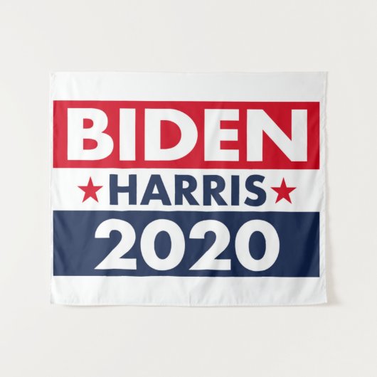 BIDEN HARRIS 2020 WANDTEPPICH (Vorderseite (Horizontal))