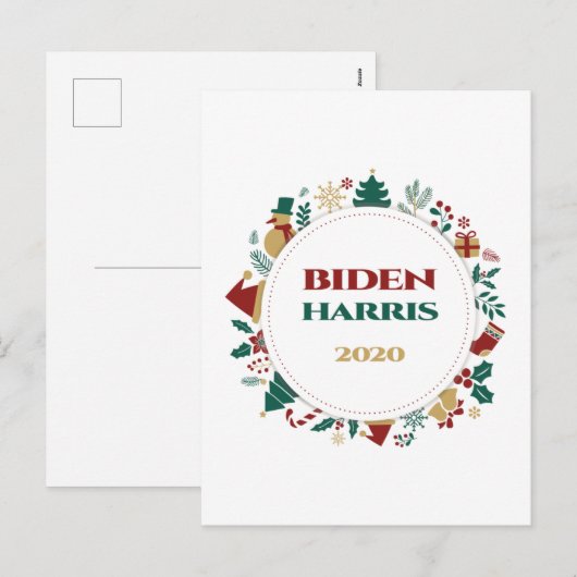 Biden/Harris 2020 Weihnachten (Vorne/Hinten)