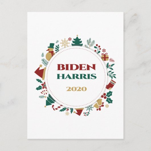 Biden/Harris 2020 Weihnachten (Vorderseite)