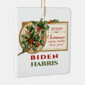 Biden/Harris 2020 Weihnachtsfest Keramikornament (Rechts)