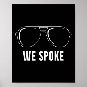 Biden Harris 2020 Wir sprechen über Wahlsieg Poster