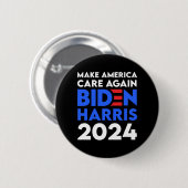 Biden / Harris - 2024 - Amerika wieder wichtig mac Button (Vorne & Hinten)