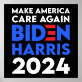 Biden / Harris - 2024 - Amerika wieder wichtig mac Poster (Vorne)