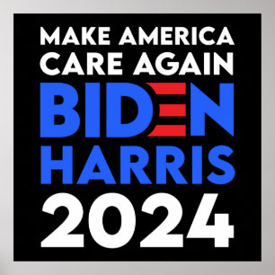 Biden / Harris - 2024 - Amerika wieder wichtig mac Poster