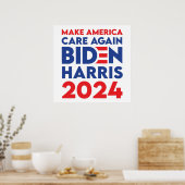 Biden / Harris - 2024 - Amerika wieder wichtig mac Poster (Küche)