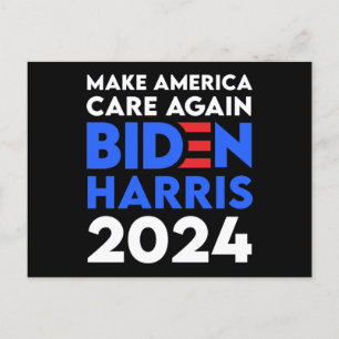 Biden / Harris - 2024 - Amerika wieder wichtig mac Postkarte