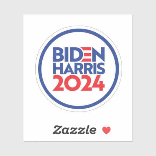 Biden Harris 2024 Aufkleber (Blatt)
