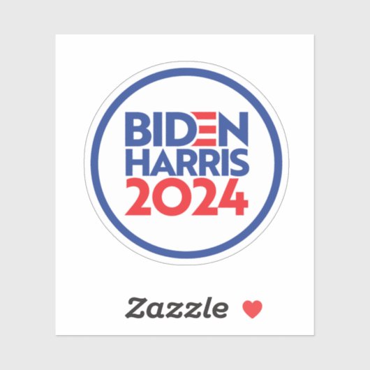 Biden Harris 2024 Aufkleber (Blatt)