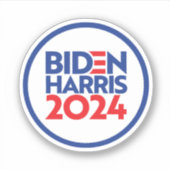 Biden Harris 2024 Aufkleber (Vorderseite)