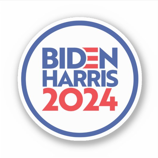 Biden Harris 2024 Aufkleber (Vorderseite)