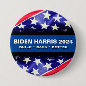 Biden Harris 2024: BESSERE RUNDSCHALTFLÄCHE WIEDER Button (Vorderseite)