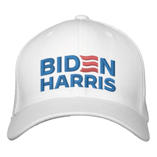 BIDEN HARRIS 2024 BESTICKTE BASEBALLKAPPE (Vorderseite)