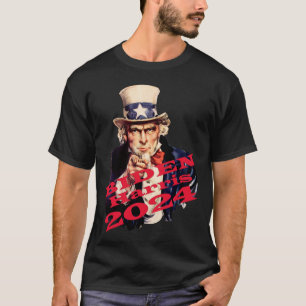 Biden Harris 2024 Blau wählen Demokratisches Ticke T-Shirt