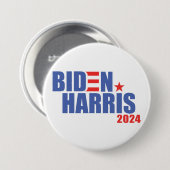 Biden/Harris 2024 Button (Vorne & Hinten)