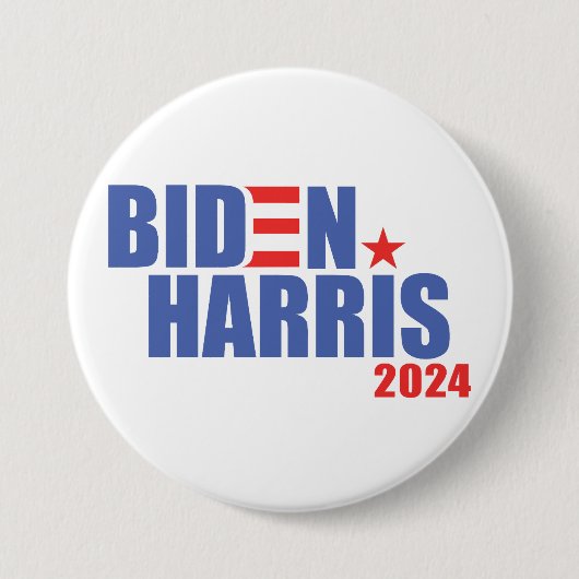 Biden/Harris 2024 Button (Vorderseite)