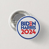 Biden Harris 2024 Button (Vorne & Hinten)
