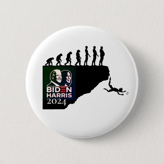 Biden/Harris 2024 Button (Vorderseite)
