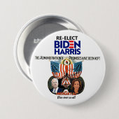 Biden Harris 2024 Button (Vorne & Hinten)