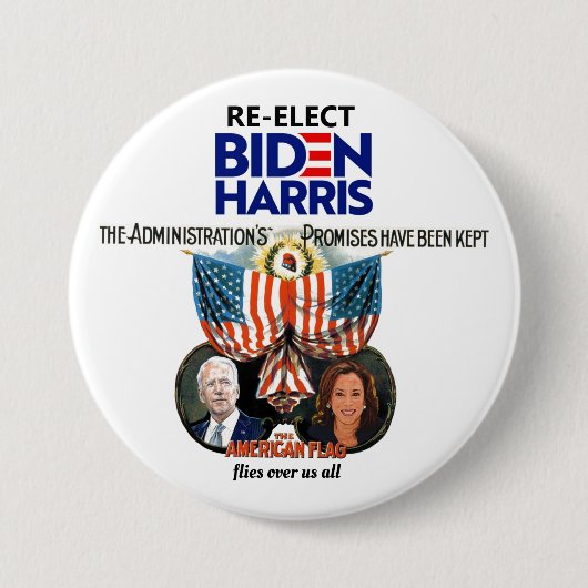 Biden Harris 2024 Button (Vorderseite)