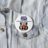 Biden Harris 2024 Button (Beispiel)