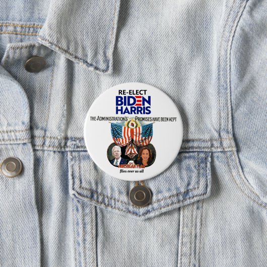 Biden Harris 2024 Button (Beispiel)
