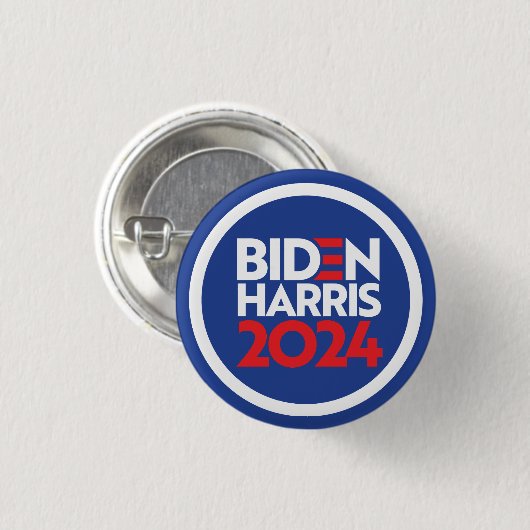 Biden Harris 2024 Button (Vorne & Hinten)