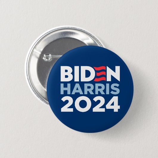 Biden Harris 2024 Button (Vorne & Hinten)