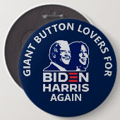 Biden Harris 2024 Button (Vorne & Hinten)