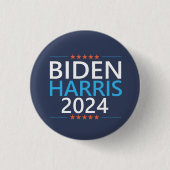 Biden Harris 2024 für die Präsidentschaftswahl in Button (Vorderseite)
