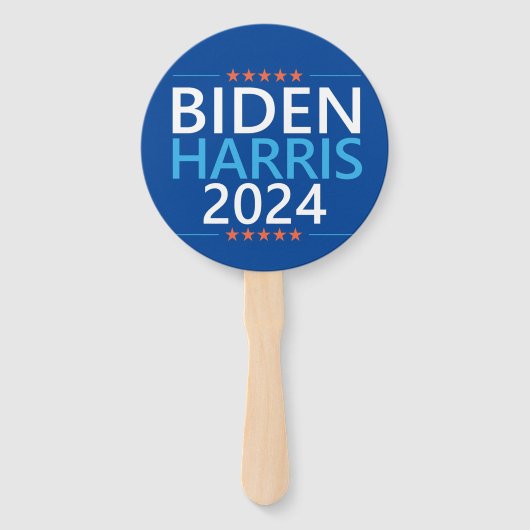 Biden Harris 2024 für die Präsidentschaftswahl in Fächer (Vorderseite)
