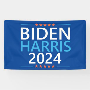 Biden Harris 2024 für die US-Präsidentschaftswah Banner