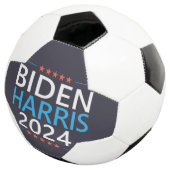 Biden Harris 2024 für die US-Präsidentschaftswahl Fußball (Dreiviertel)