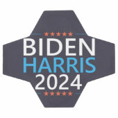 Biden Harris 2024 für die US-Präsidentschaftswahl Fußball (Flach)
