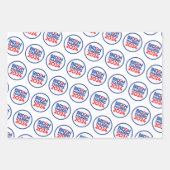 Biden Harris 2024 Geschenkpapier Set (Vorderseite)